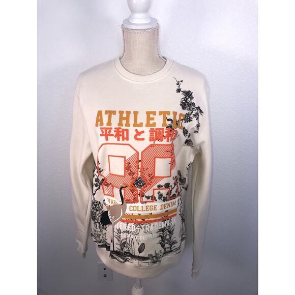 Blind Rooster Unisex Varsity Graphic Sweatshirt - M - Picture 1 of 5